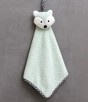 Coral Fleece Hanging Hand Towel - Absorbent Kitchen Cloth