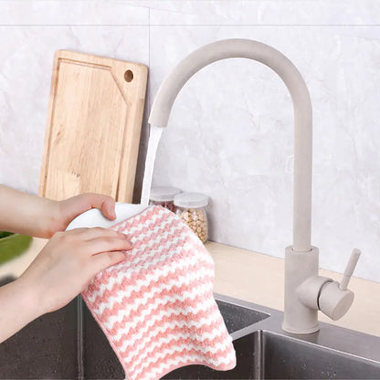 Thick Absorbent Kitchen Cleaning Cloth and Towel