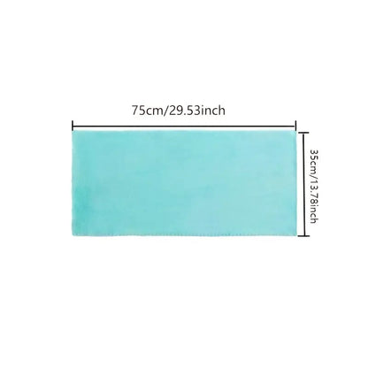 2pcs Ultra Soft Coral Fleece Shower Towel Set