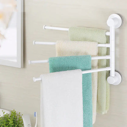 102ecoco Magic Suction Towel Rack for Bathroom & Kitchen
