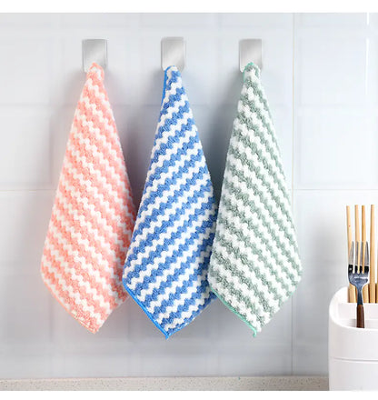 Thick Absorbent Kitchen Cleaning Cloth and Towel