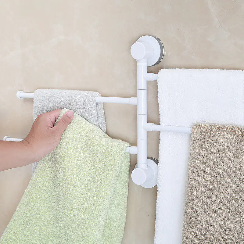 102ecoco Magic Suction Towel Rack for Bathroom & Kitchen