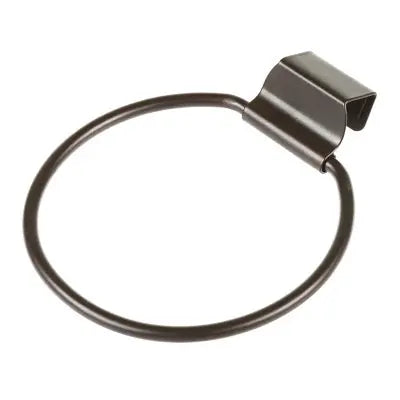 Round Iron Kitchen Towel Rack for Cabinet Doors