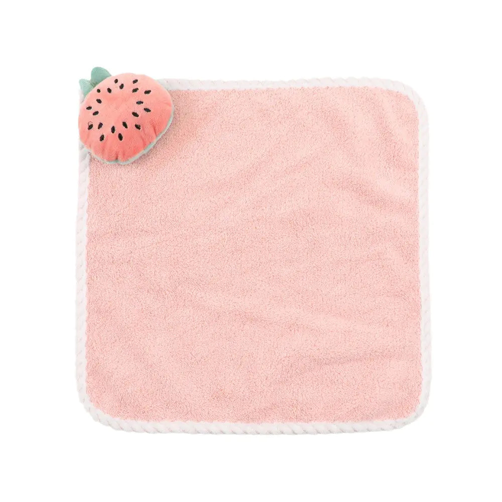 Cartoon Coral Fleece Hand Towel for Kids' Gifts