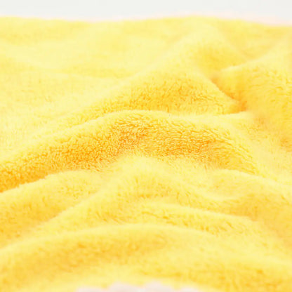 Cartoon Coral Fleece Hand Towel for Kids' Gifts
