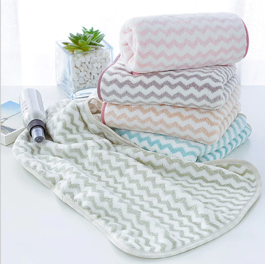 Super Absorbent Coral Fleece Microfiber Face Towel
