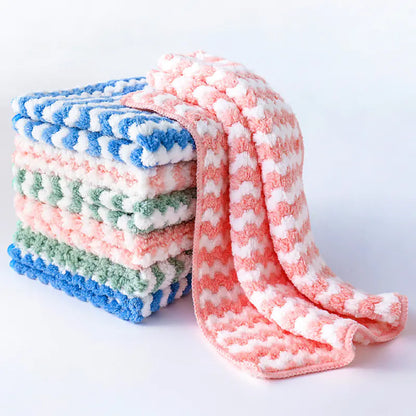 Thick Absorbent Kitchen Cleaning Cloth and Towel