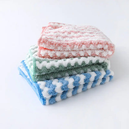 Thick Absorbent Kitchen Cleaning Cloth and Towel