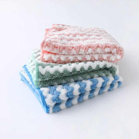 Thick Absorbent Kitchen Cleaning Cloth and Towel